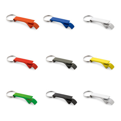 BAITT. Aluminium keyring with bottle opener